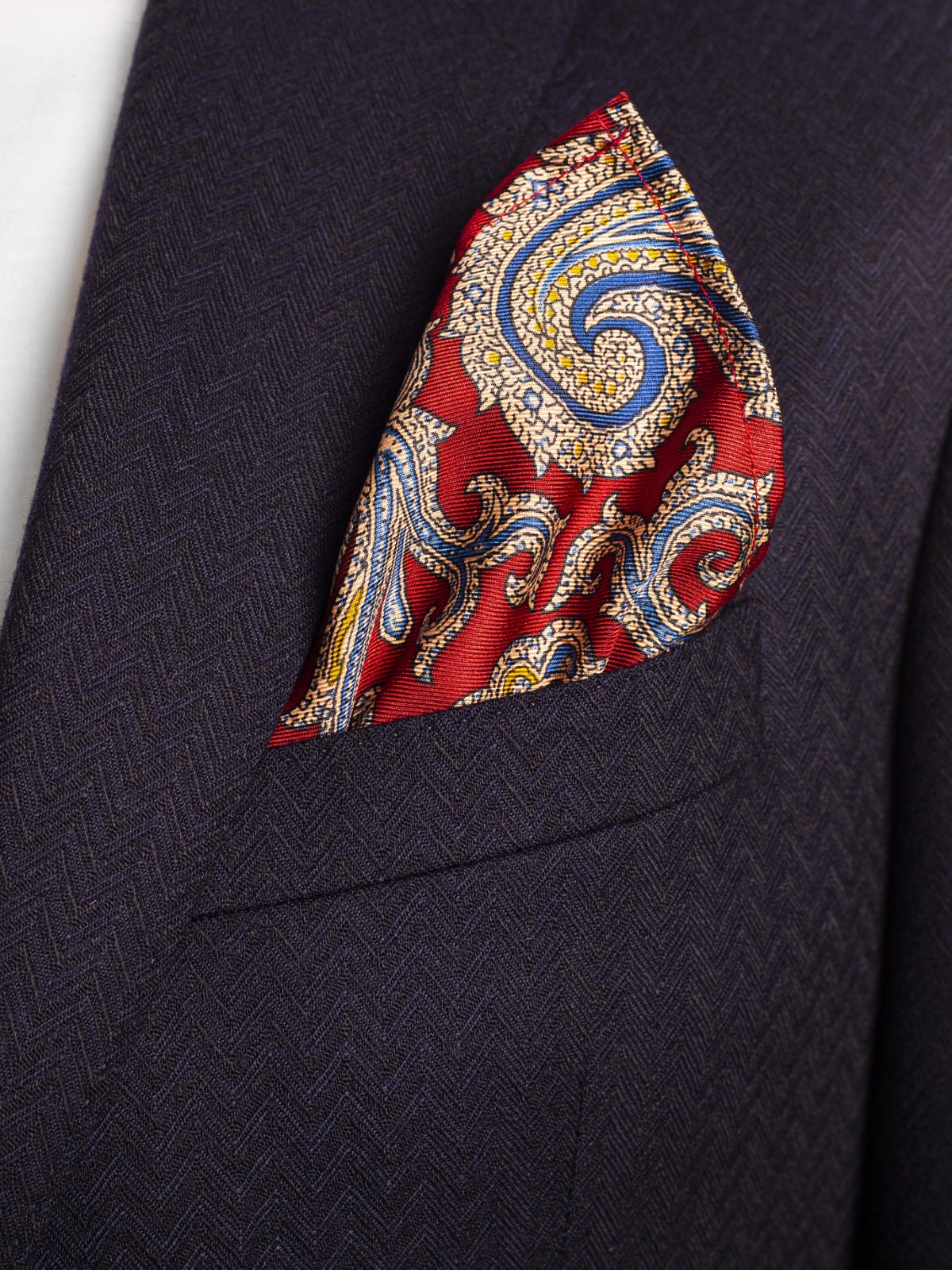 bordo paisley diszzsebkendo