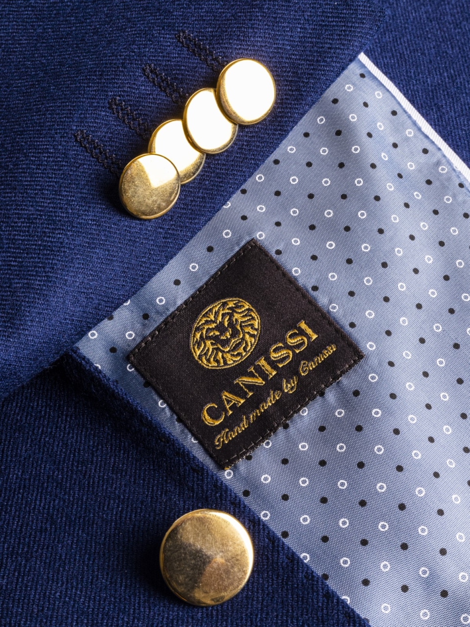 Clooney - arany/kék zakó