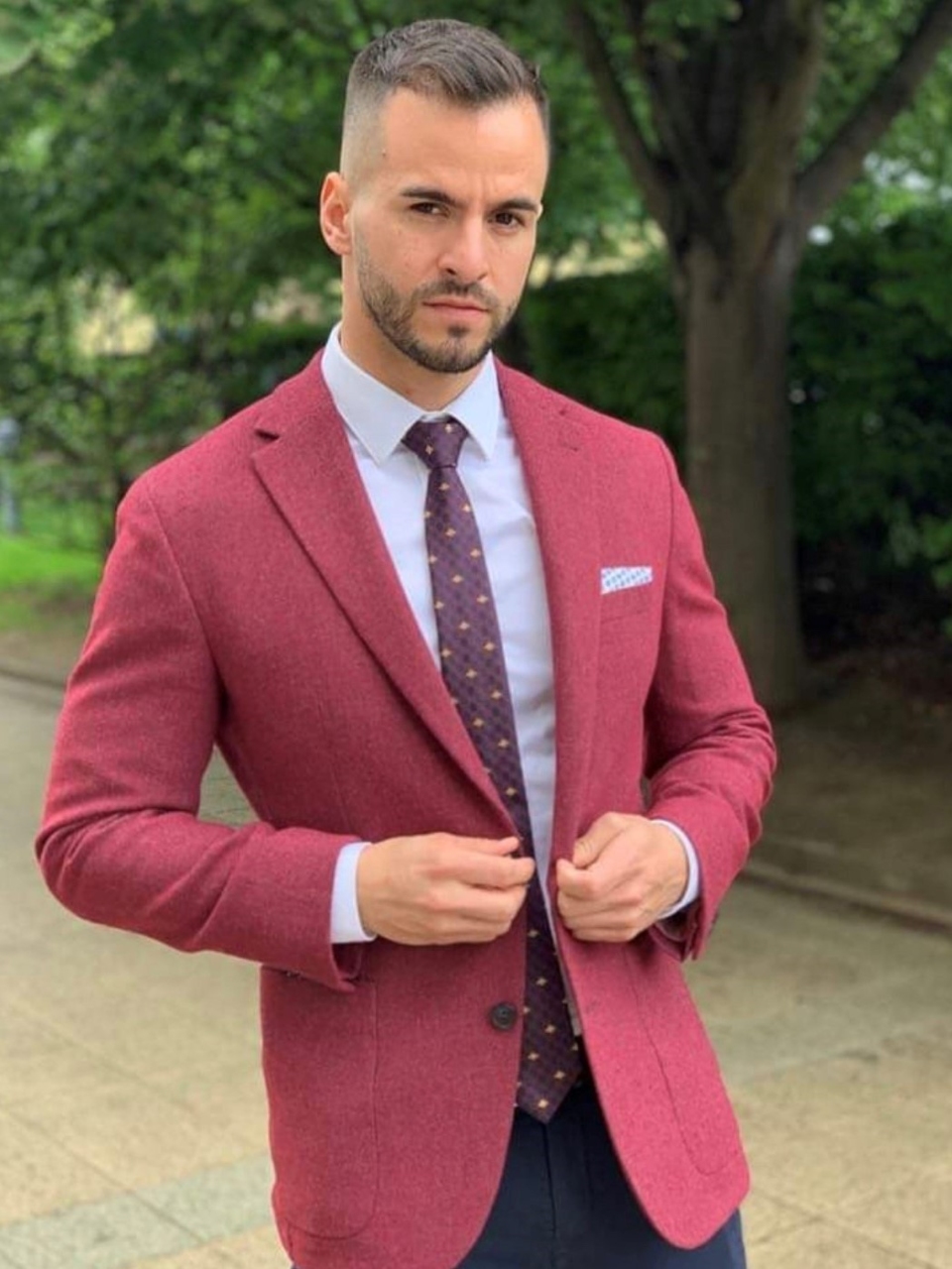 Clooney - piros zakó