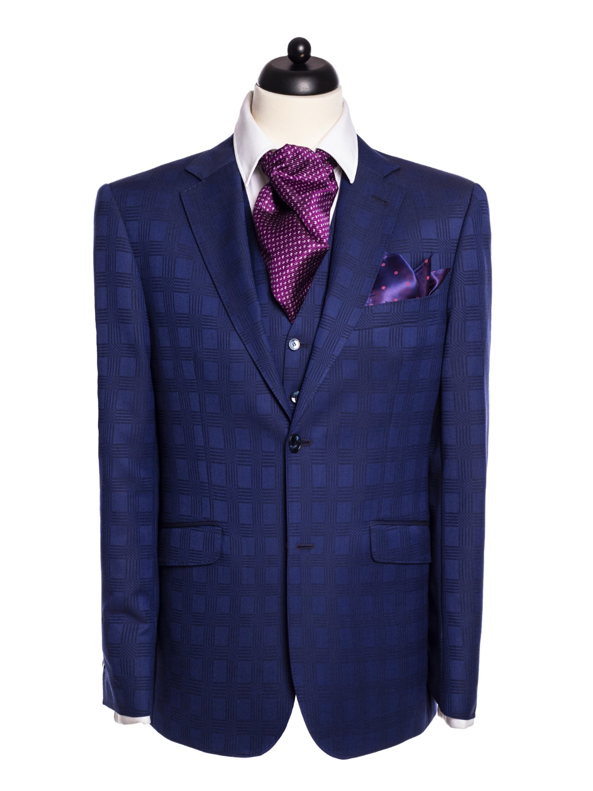 Steve Mqueen - kék öltöny