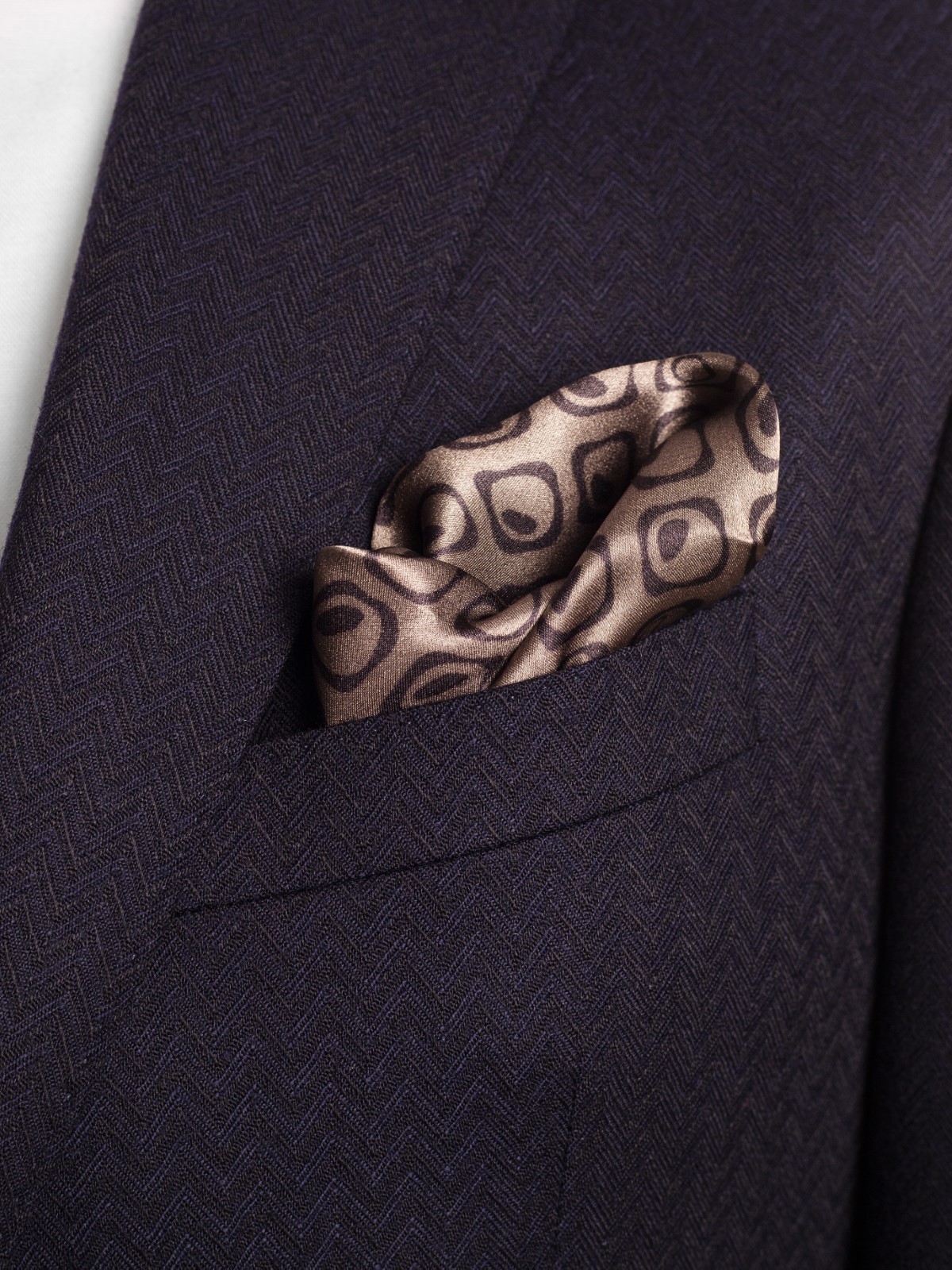 szurke selyem diszzsebkendo