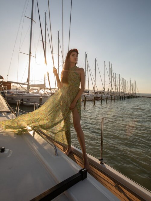 canissi iconic greek goddess dress with floral 2