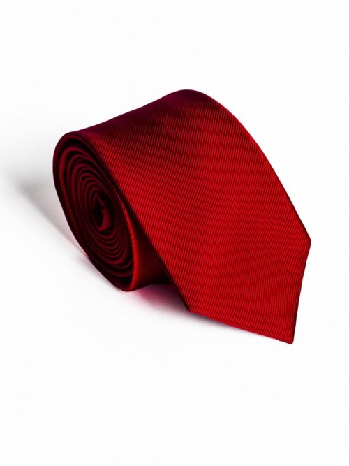 Málna Anyagában Csíkos Slim Prémium Selyem Nyakkendő