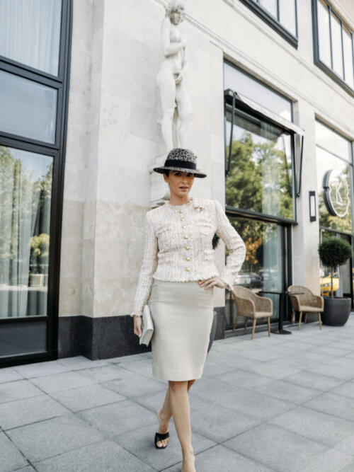 Iconic Loren Tweed blézer