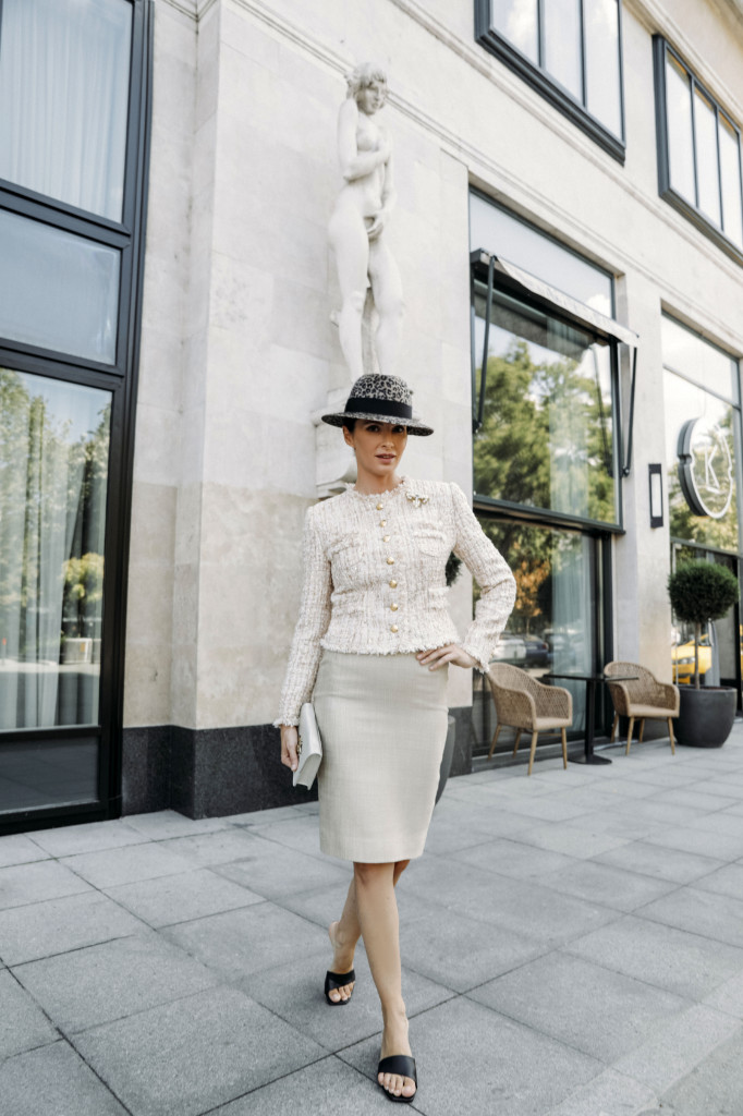 Iconic Loren Tweed blézer