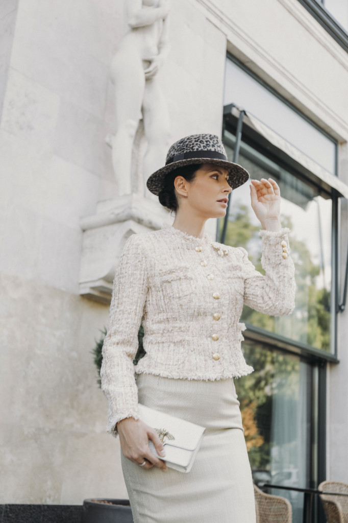 Iconic Loren Tweed blézer