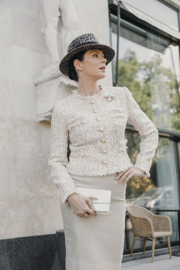 Iconic Loren Tweed blézer