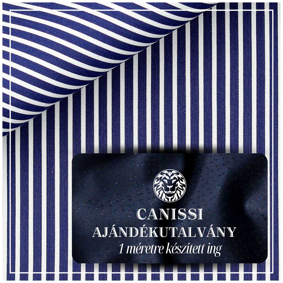 canissi ajandekutalvany 1 meretre keszitett ing thomas mason ingutalvany