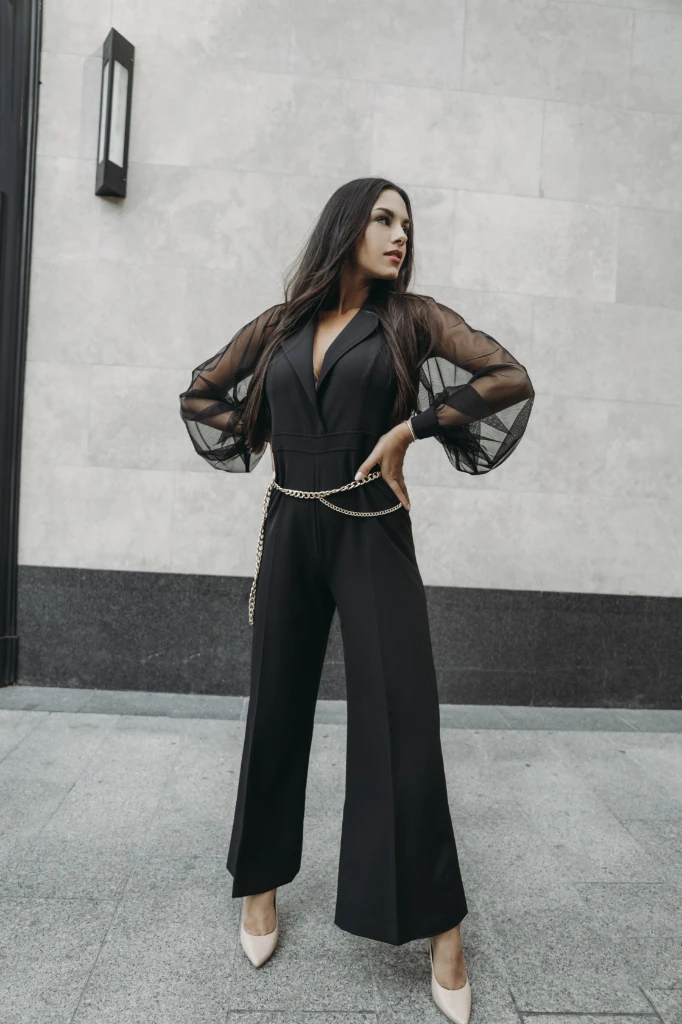 annabella fekete overall tull ujjmegoldassal 3