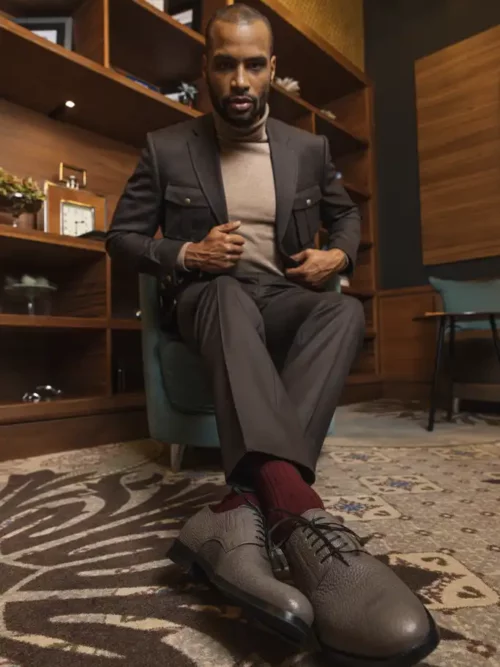 Bivalybőr férficipő