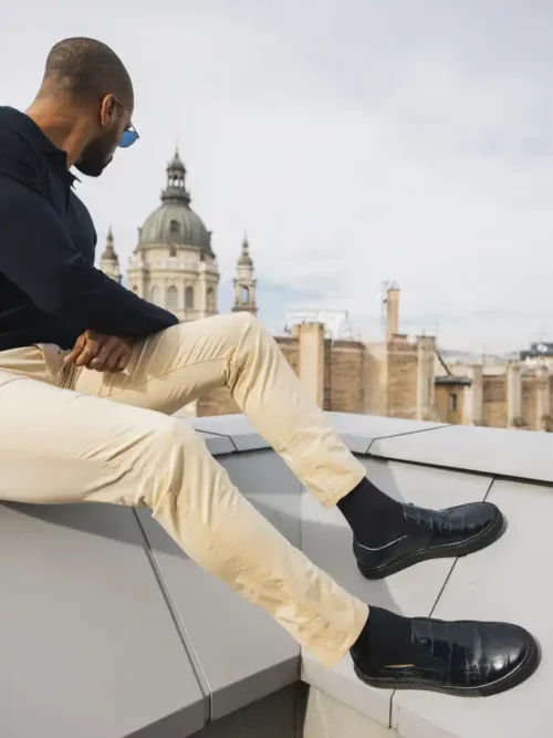 canissi kek krokodilmintas ferfi slip on marhabor felsoresszel