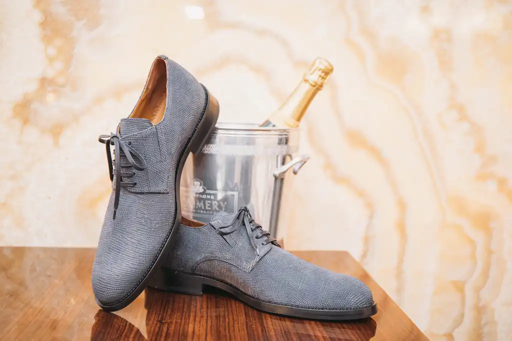 Egyedi mintás marhabőr férficipő - 46 (CANS-020)