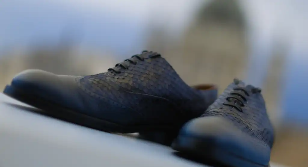 Oxford stílusú marhabőr férficipő