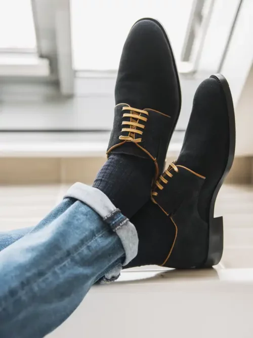 Velúr marhabőr férficipő