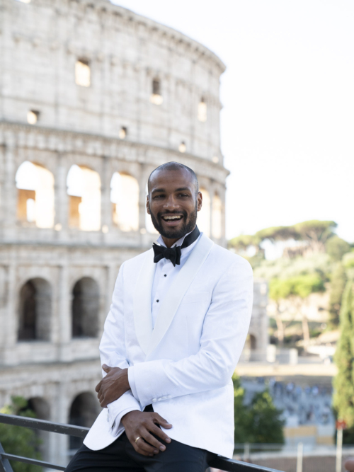 Fabio fehér szmoking